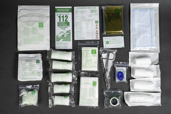 Wkład do apteczki DIN 13164 PLUS – mały