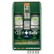 Apteczka ścienna Plum QuickSafe Basic — stacja pierwszej pomocy Apteczka ścienna Plum QuickSafe Basic — stacja pierwszej pomocy