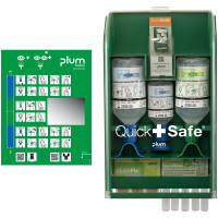 Apteczka przemysłowa Plum QuickSafe Chemical Industry — stacja ścienna pierwszej pomocy
