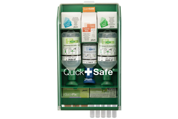 Apteczka ścienna Plum QuickSafe Complete — stacja pierwszej pomocy