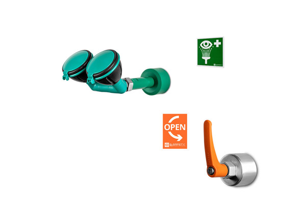 Oczomyjka mrozoodporna, samoodwadniająca B-SAFETY — ścienna