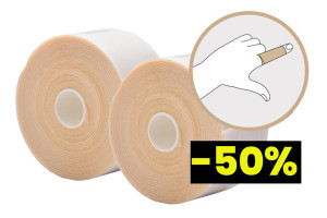 Bandaż kohezyjny Plum QuickSoft — 5,5 cm × 5 m, beżowy OKAZJA Bandaż kohezyjny Plum QuickSoft — 5,5 cm × 5 m, beżowy OKAZJA
