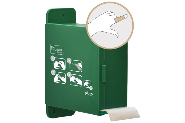 Dozownik Plum QuickSoft — beżowy bandaż kohezyjny (samoprzylepny) 5,5 cm × 5 m — z rolką