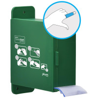 Dozownik Plum QuickSoft — niebieski bandaż kohezyjny (samoprzylepny) 5,5 cm × 5 m — z rolką