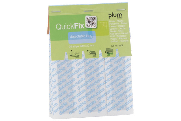 30 plastrów wykrywalnych Long - wkład do dozownika Plum QuickFix 30 plastrów wykrywalnych Long - wkład do dozownika Plum QuickFix