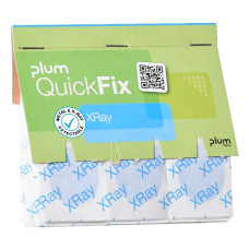 45 plastrów wykrywalnych w RTG (X-Ray) - wkład do dozownika Plum QuickFix 45 plastrów wykrywalnych w RTG (X-Ray) - wkład do dozownika Plum QuickFix
