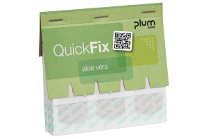 45 plastrów z aloesem - wkład do dozownika Plum QuickFix 45 plastrów z aloesem - wkład do dozownika Plum QuickFix