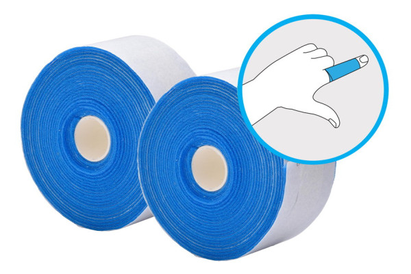 Bandaż kohezyjny Plum QuickSoft — 5,5 cm × 5 m, niebieski (2× refill) Bandaż kohezyjny Plum QuickSoft — 5,5 cm × 5 m, niebieski (2× refill)