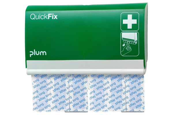 Dozownik Plum QuickFix — 2×30 plastry wykrywalne w RTG (X-Ray) Long