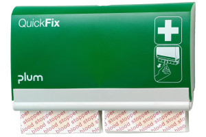 Dozownik Plum QuickFix — 2×45 plastry hemostatyczne Blood Stopper (CE)