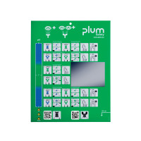 Instrukcja płukania oczu i ran Plum – tablica BHP