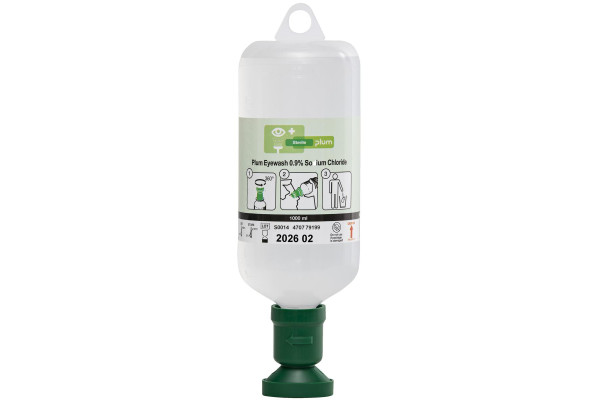 Płuczka do oczu Plum 0,9% NaCl — 1000 ml (eyecup)