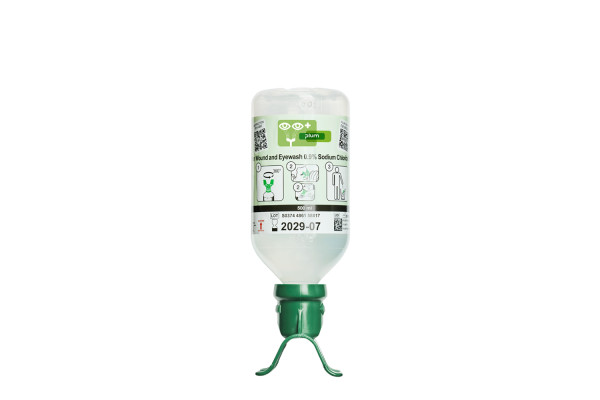 Płuczka do oczu i ran Plum 0,9% NaCl — 500 ml (DUO)