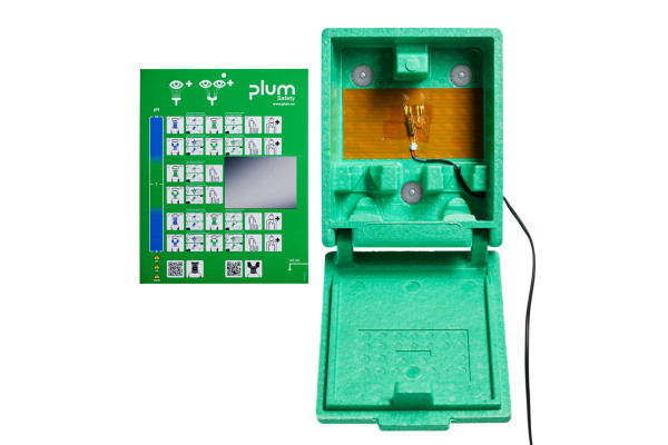 Plum Green Plug&Heat Box 4672 – podgrzewana stacja do płukania oczu Plum Green Plug&Heat Box 4672 – podgrzewana stacja do płukania oczu