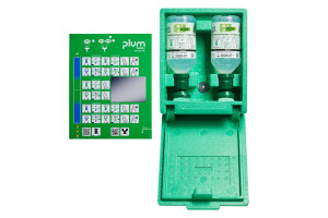 Plum Green Box 2×500 ml – zestaw do płukania oczu i ran 0,9% NaCl Plum Green Box 2×500 ml – zestaw do płukania oczu i ran 0,9% NaCl