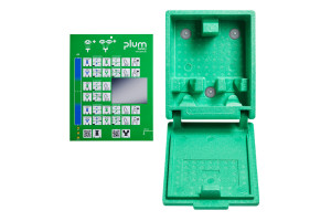 Plum Green Box – pusta stacja do płukania oczu i ran 200 + 500 ml Plum Green Box – pusta stacja do płukania oczu i ran 200 + 500 ml