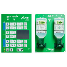 Zestaw do płukania oka i ran Plum 0,9% NaCl — 2×500 ml (otwarta stacja naścienna) Zestaw do płukania oka i ran Plum 0,9% NaCl — 2×500 ml (otwarta stacja naścienna)
