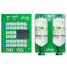 Zestaw do płukania oka i ran Plum 0,9% NaCl — 2×1000 ml (otwarta stacja naścienna) Zestaw do płukania oka i ran Plum 0,9% NaCl — 2×1000 ml (otwarta stacja naścienna)