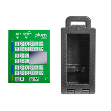 Zestaw do płukania oczu i ran Plum — pusty box iBox 1 (pusta stacja) Zestaw do płukania oczu i ran Plum — pusty box iBox 1 (pusta stacja)