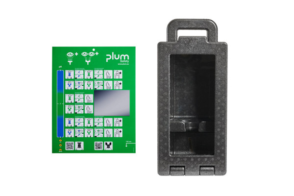 Zestaw do płukania oczu i ran Plum — pusty box iBox 1 (pusta stacja) Zestaw do płukania oczu i ran Plum — pusty box iBox 1 (pusta stacja)