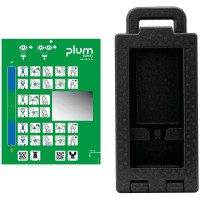 Zestaw do płukania oka Plum — pusty box iBox 1 (pusta stacja)