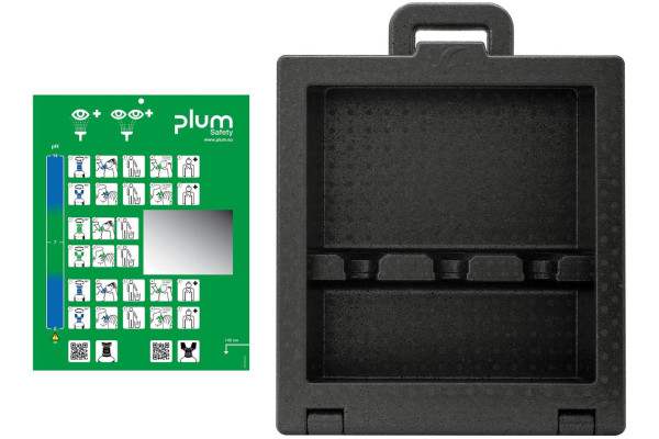 Zestaw do płukania oka Plum — pusty box iBox 3 (pusta stacja)