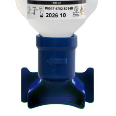 Uchwyt ścienny niebieski do płuczek do oczu pH Neutral