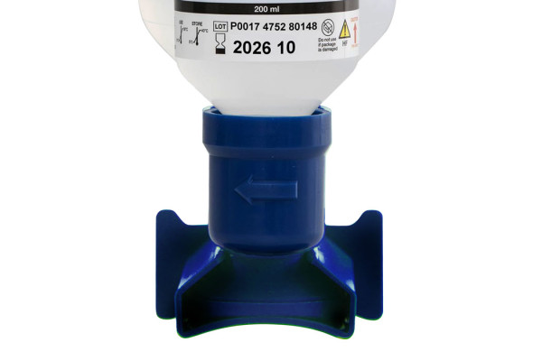 Uchwyt ścienny niebieski do płuczek do oczu pH Neutral