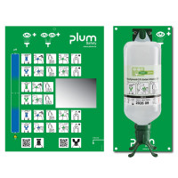 Zestaw do płukania oka Plum 0,9% NaCl — 1000 ml (otwarta stacja DUO)