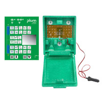 Zestaw do płukania oka Plum — pusta podgrzewana stacja Plug&Heat