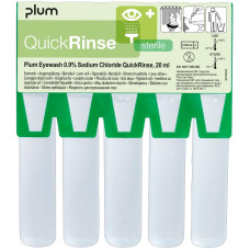 Ampułki do płukania oczu Plum QuickRinse — 5×20 ml Ampułki do płukania oczu Plum QuickRinse — 5×20 ml