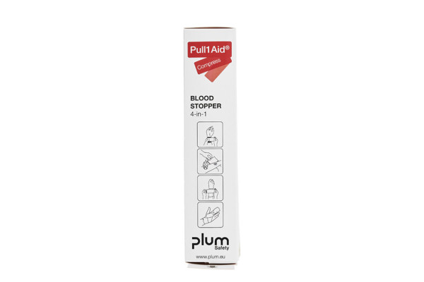 Opatrunek na rany 4-w-1 Plum Pull1Aid Blood Stopper — 17 × 17 cm Opatrunek na rany 4-w-1 Plum Pull1Aid Blood Stopper — 17 × 17 cm