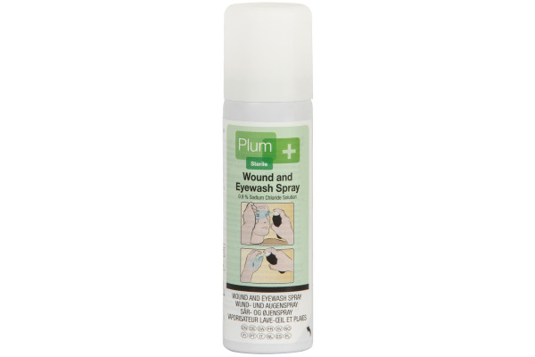 Spray do przemywania oczu i ran Plum 0,9% NaCl — 50 ml