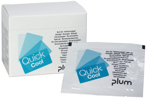 Żel na oparzenia Plum QuickCool — 18 saszetek (box)