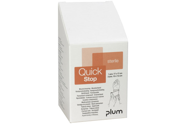 Zestaw opatrunkowy Plum QuickStop — 3 szt. (box)